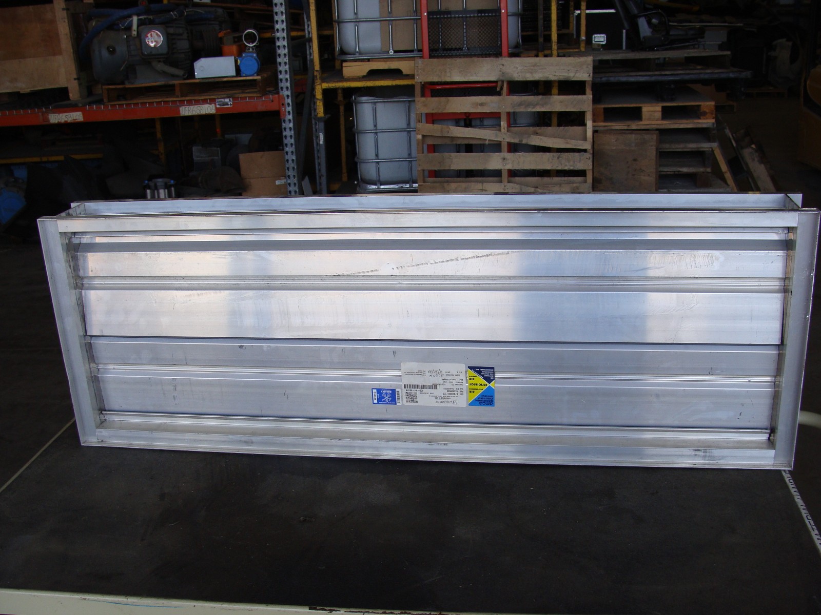 GREENHECK ICD-44-46 X 16 CONTROL DAMPER ALUMINUM LOUVERED VENT 46″ X 16″ X 5″