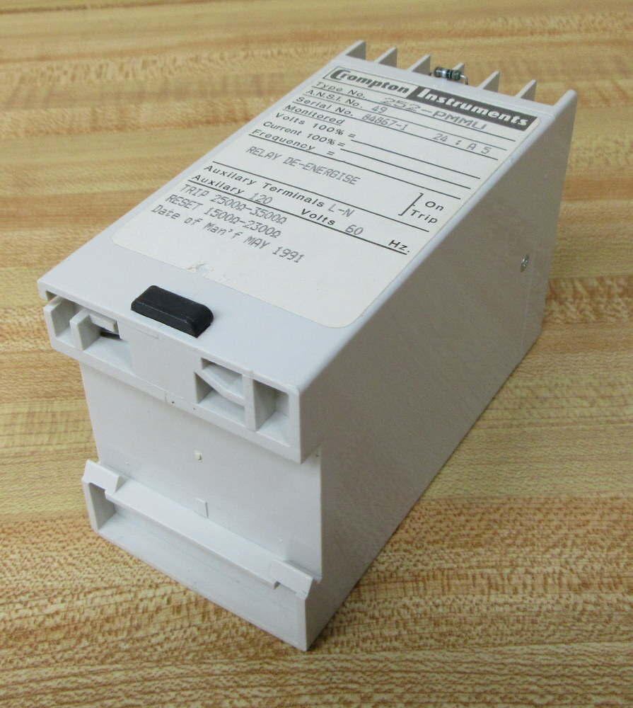 Crompton Instruments 252-PMMU Relay 252PMMU