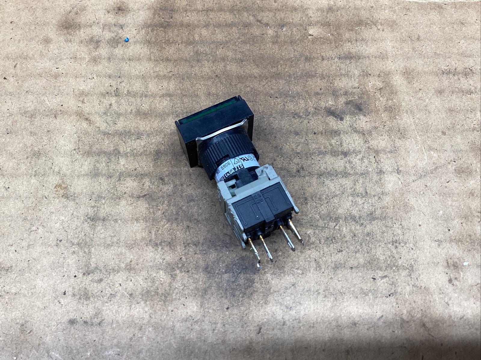 GREEN FUJI ELECTRIC AH164-TF LED LAMP SWITCH #809M43