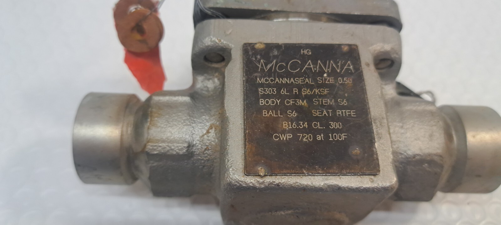 Hills McCanna CF3M DIAPHRAGM VALVE 1/2″ BUTT WELD CAST