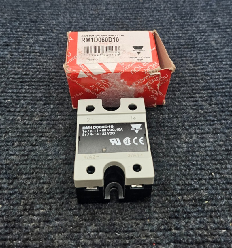 CARLO GAVAZZI RM1D060D10: Solid State Relay 4 to 32VDC In 60V 10A DC Out