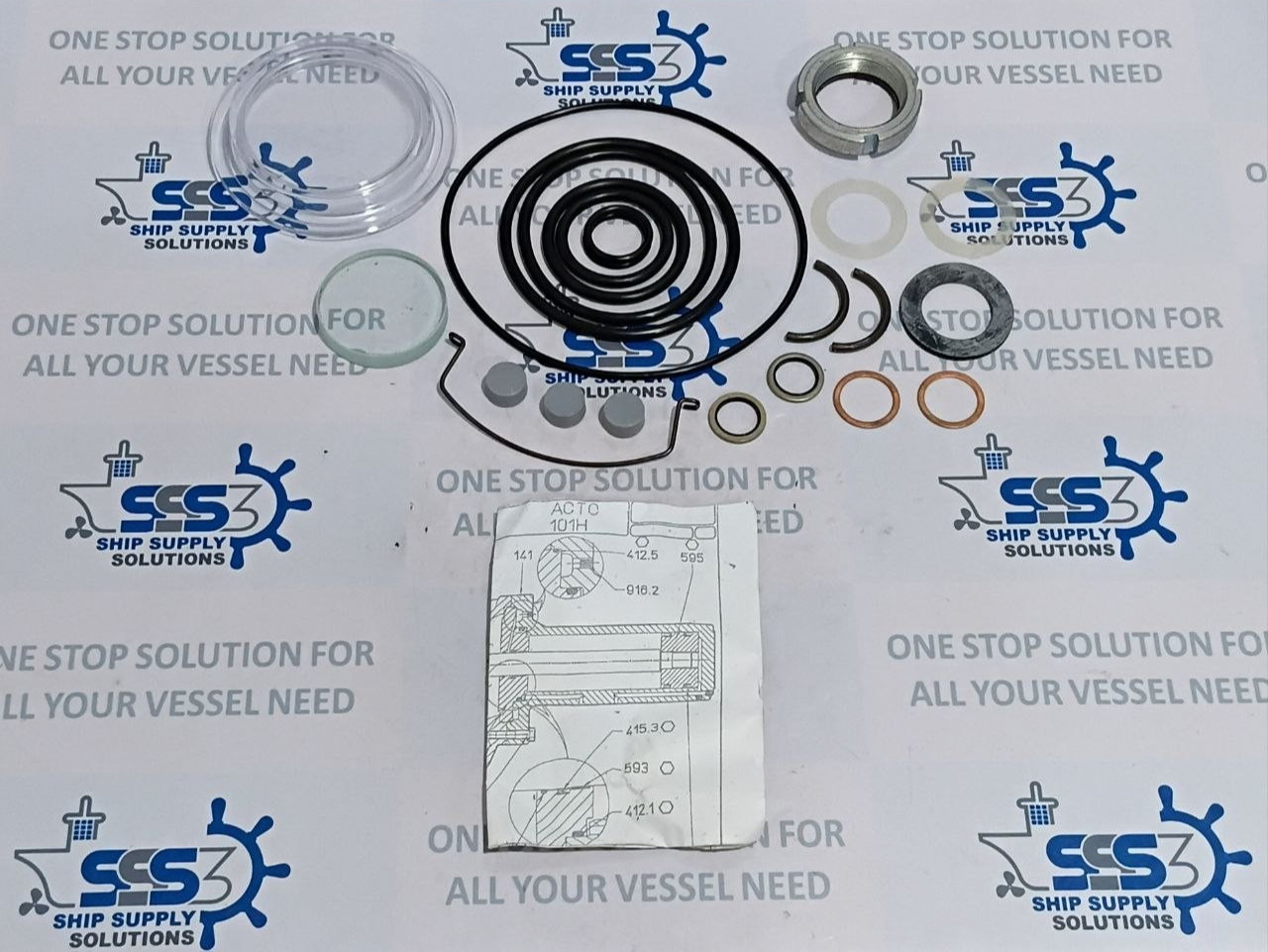 KSB Amri ACTO 101H Sealing Kit / Repair Kit FT-H71-019-A (Unused New)