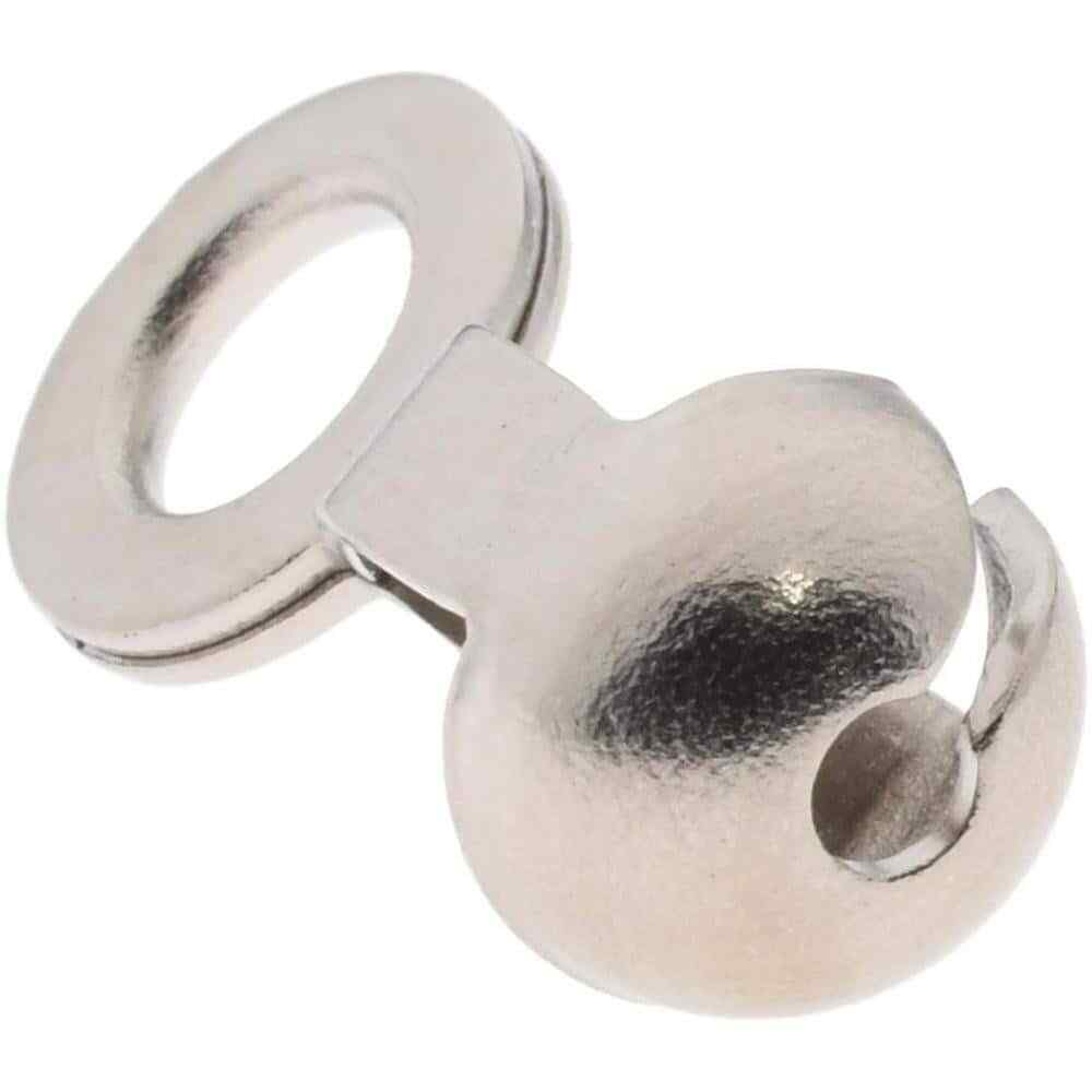 Made in USA 11/16 Inch Long Nickel Plated Brass End Coupling For Trade Size N…