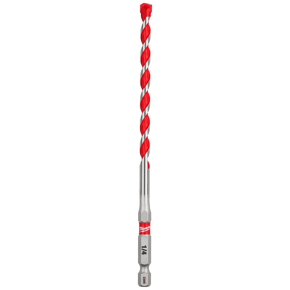 Milwaukee 48-20-9011 Hammer Drill Bit 1/4″ Carbide 4″ Flute Concrete Brick Block