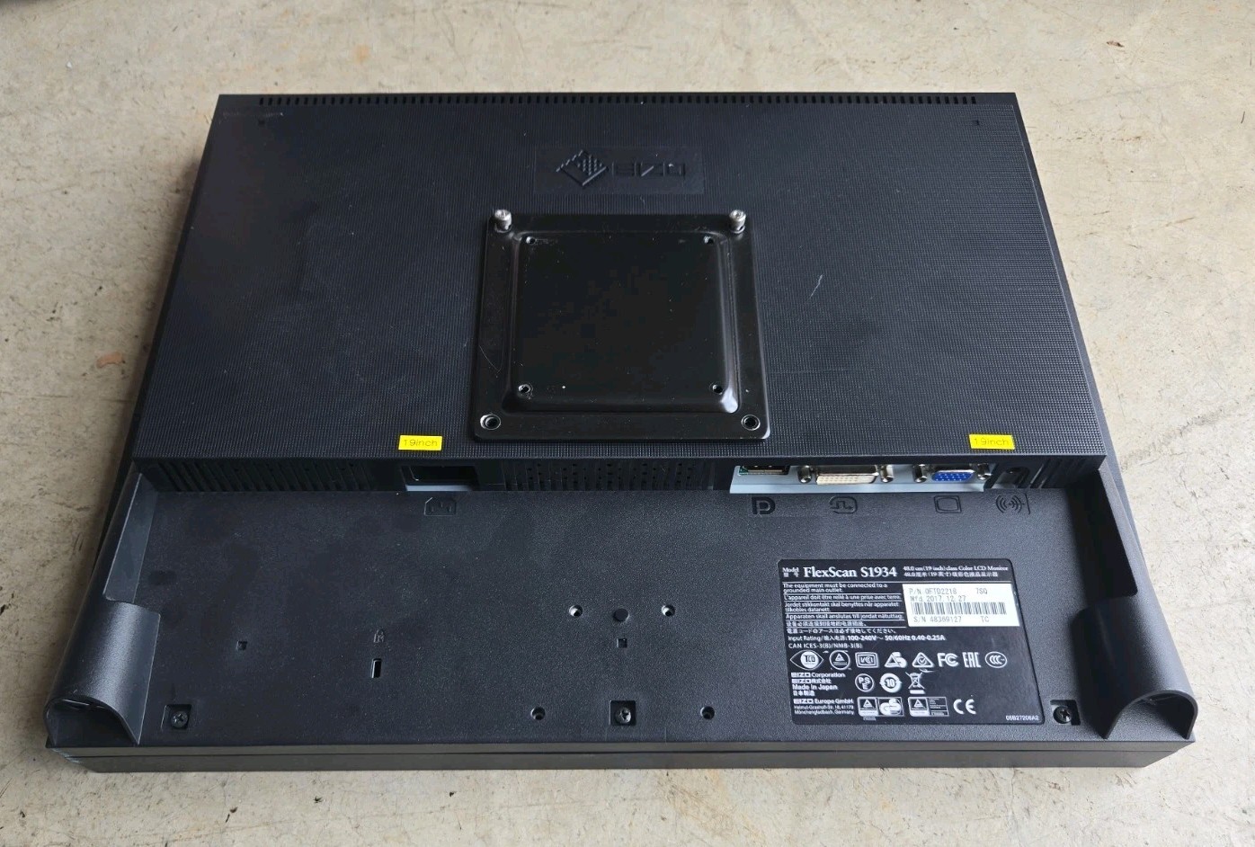 EIZO FlexScan S1934 – 19″ Monitor – Warranty & Free Shipping