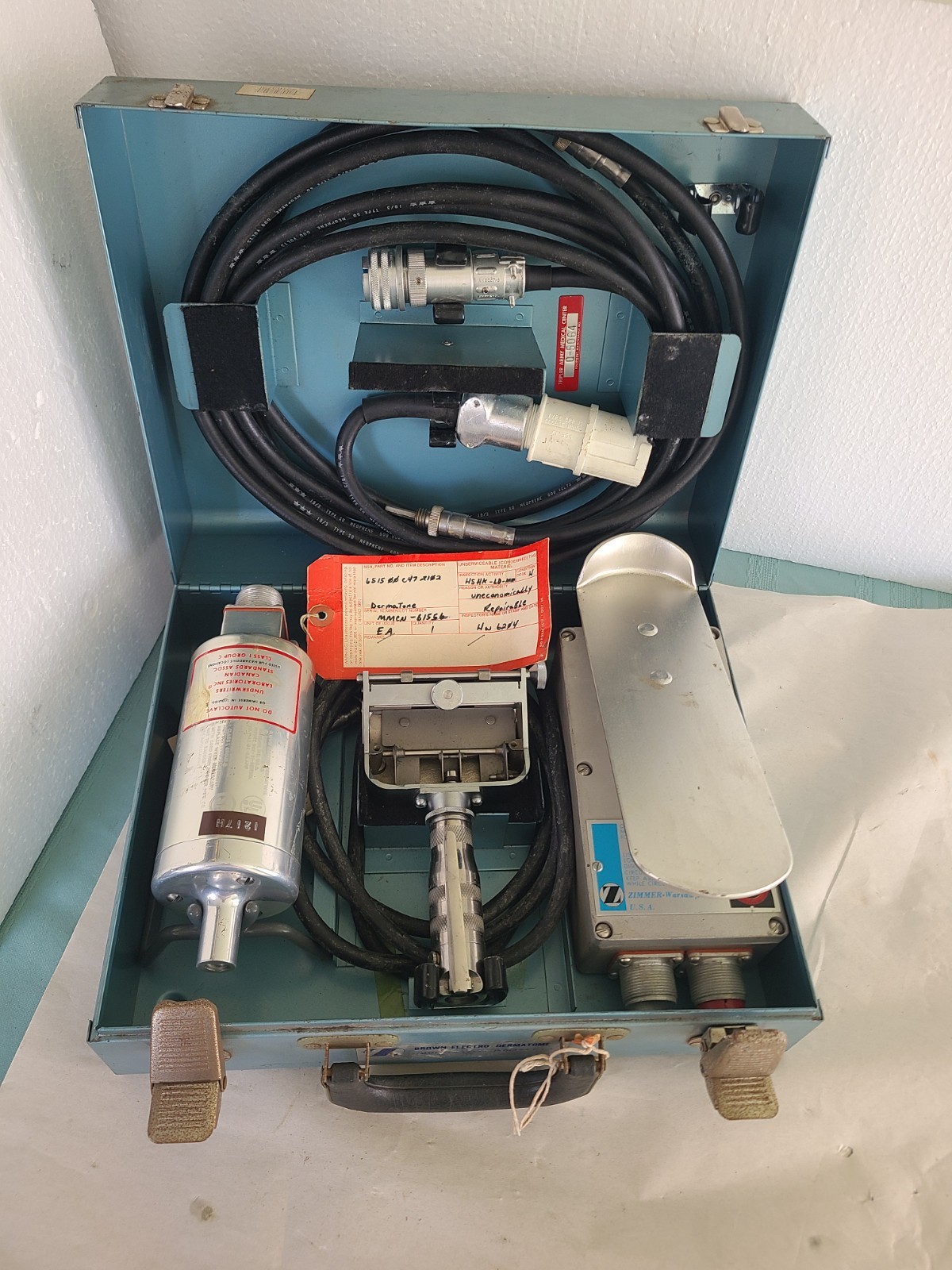 Vtg Zimmer Brown Electro Dermatome Model 901, Made in USA, AS IS Untested