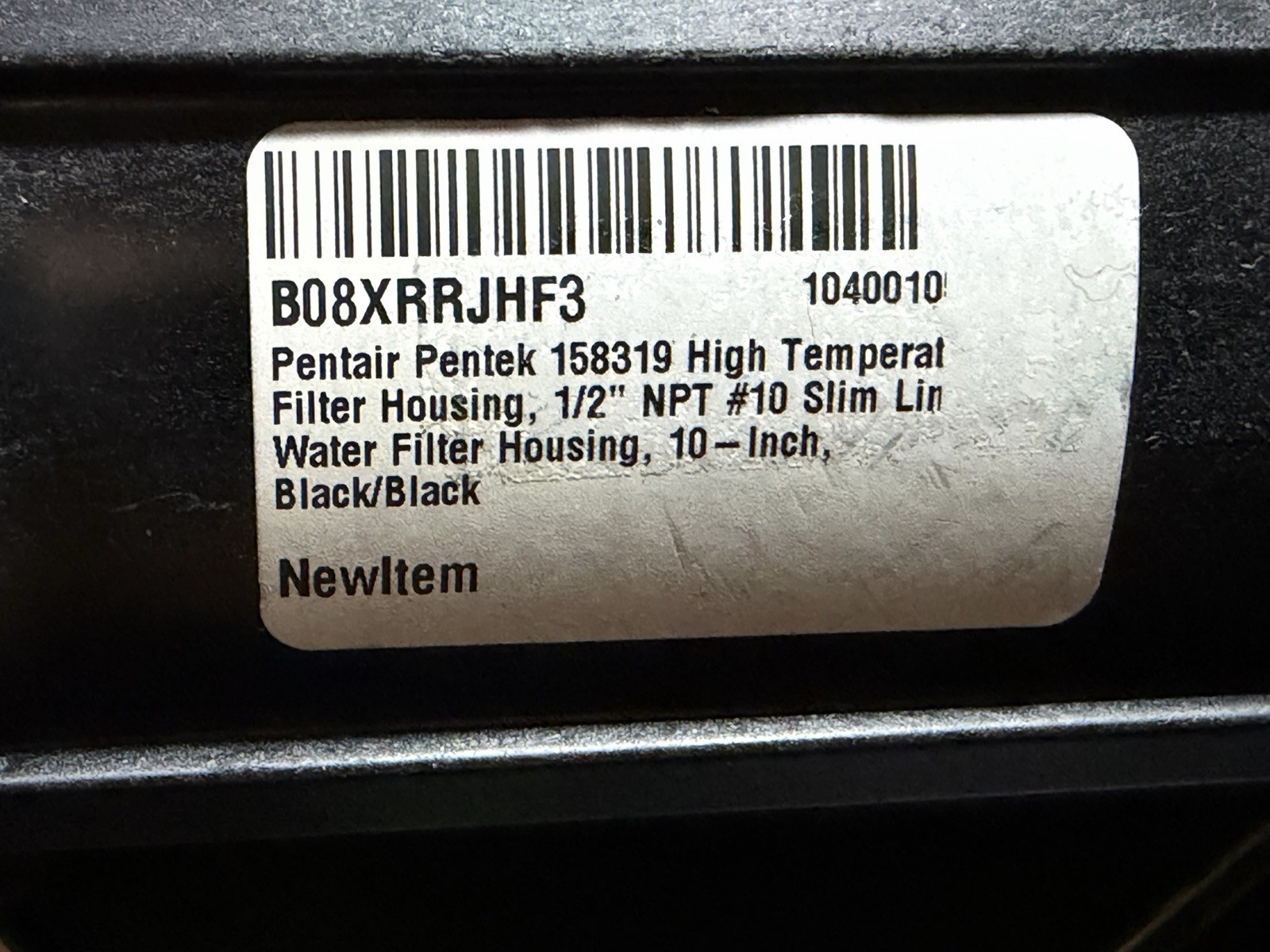 PENTAIR/PENTEK 158319 High Temperature Filter Housing, 1/2” NPT