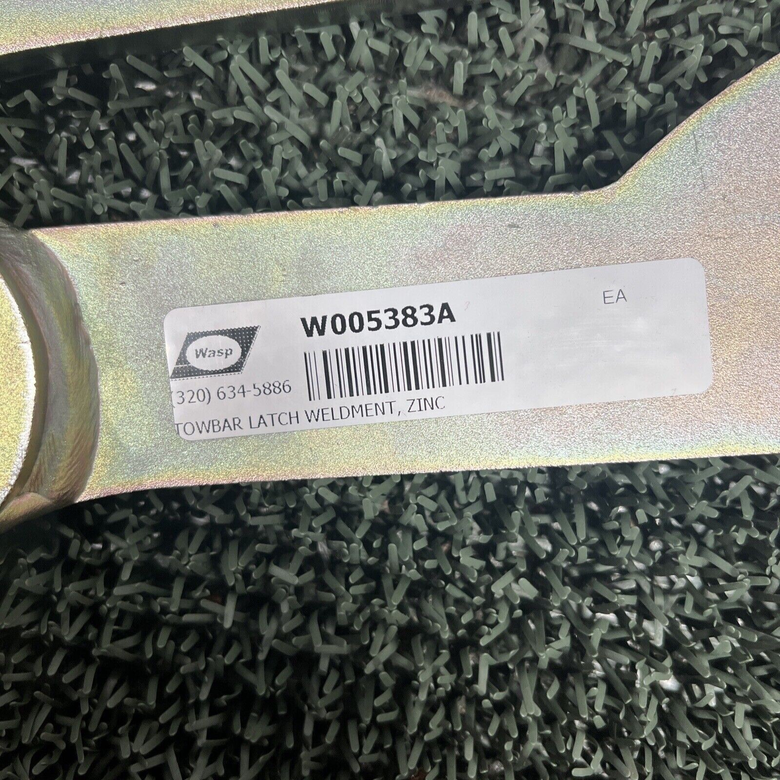 2 Wasp Tow bar Latch Weldment Zinc W005383A (#110)