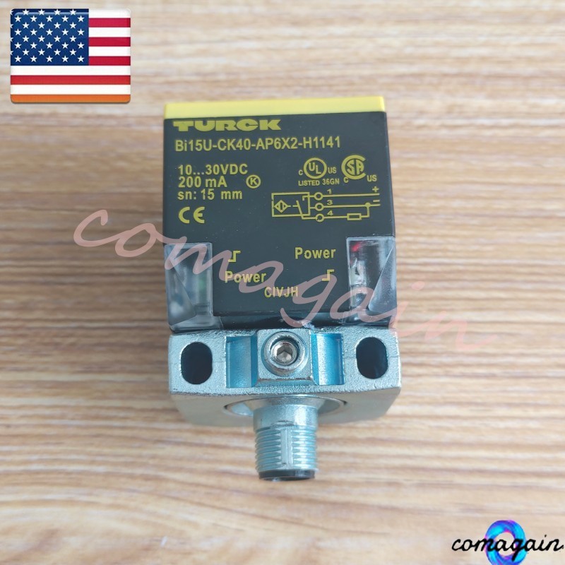 15mm For Turck Bi15U-CK40-AP6X2-H1141 10-30VDC 200mA Proximity Switch Sensor