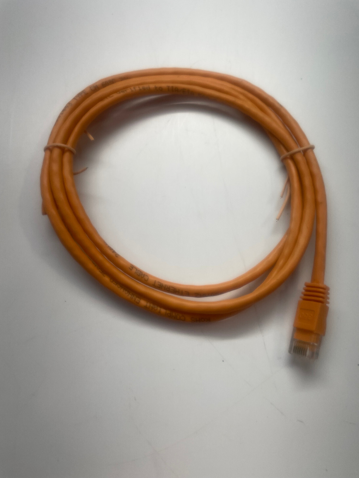 5ft Cat 5E Crossover UTP Ethernet Network Cable – Orange