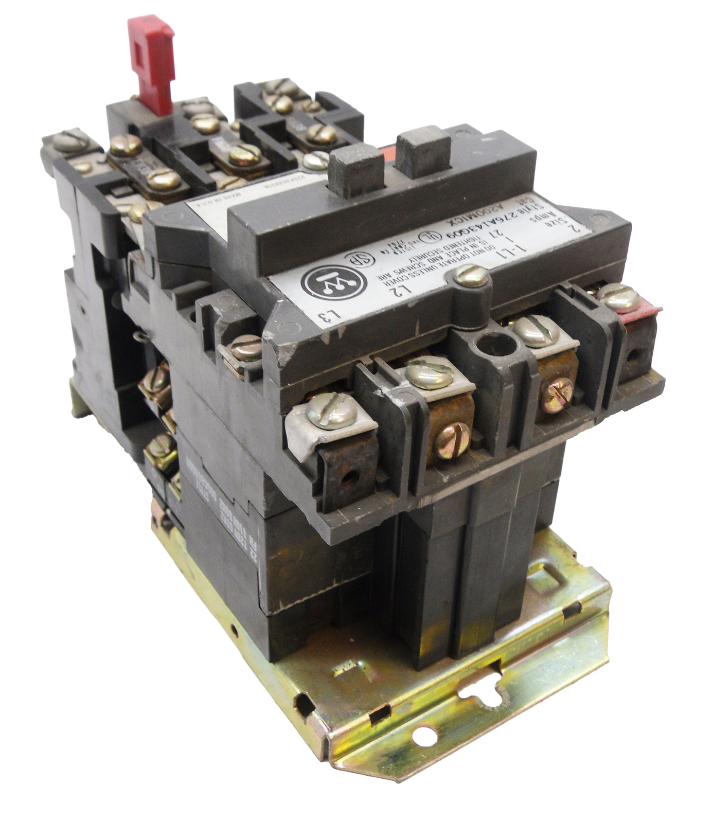 WESTINGHOUSE A200MICX CONTACTOR SIZE 1 27A 575V 276A143G09 W/ 505C806G01 COIL
