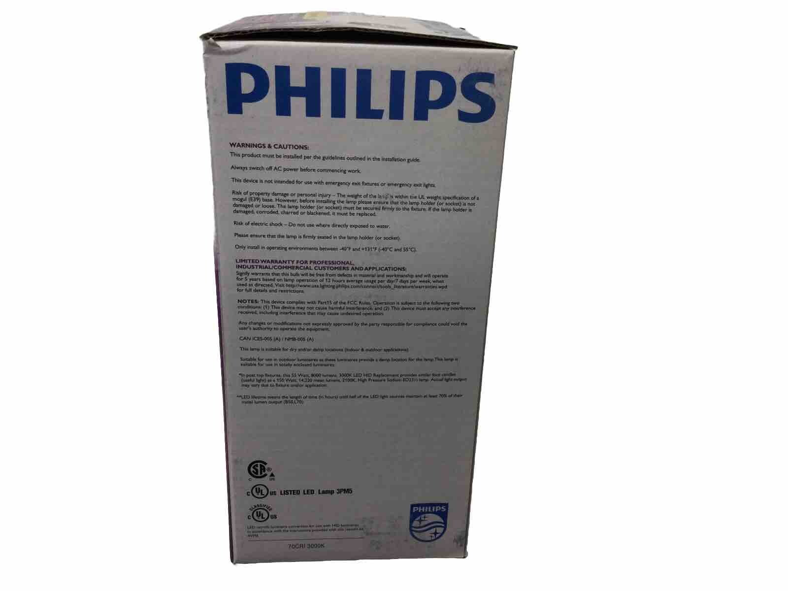 Philips 473637 150W 55w LED HID Lamp, New #9290013968