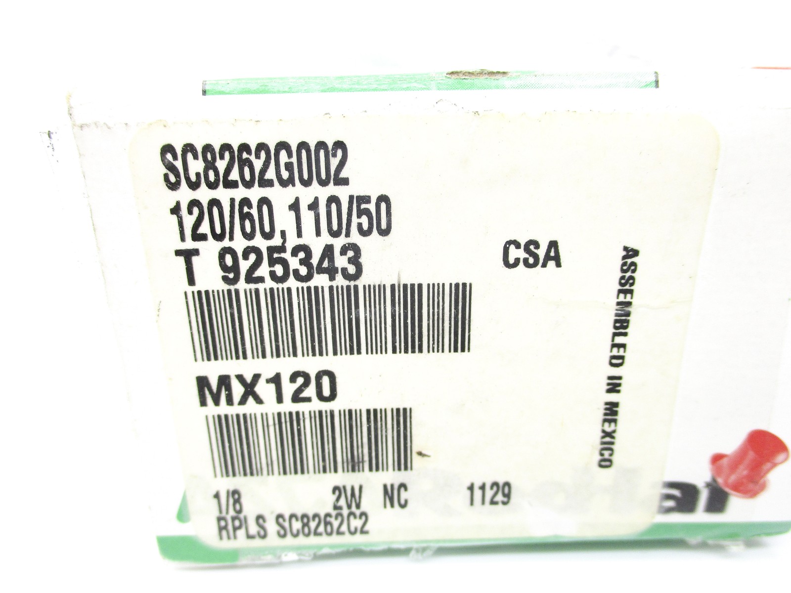ASCO SC8262G002 110/120V 180PSI NSMP
