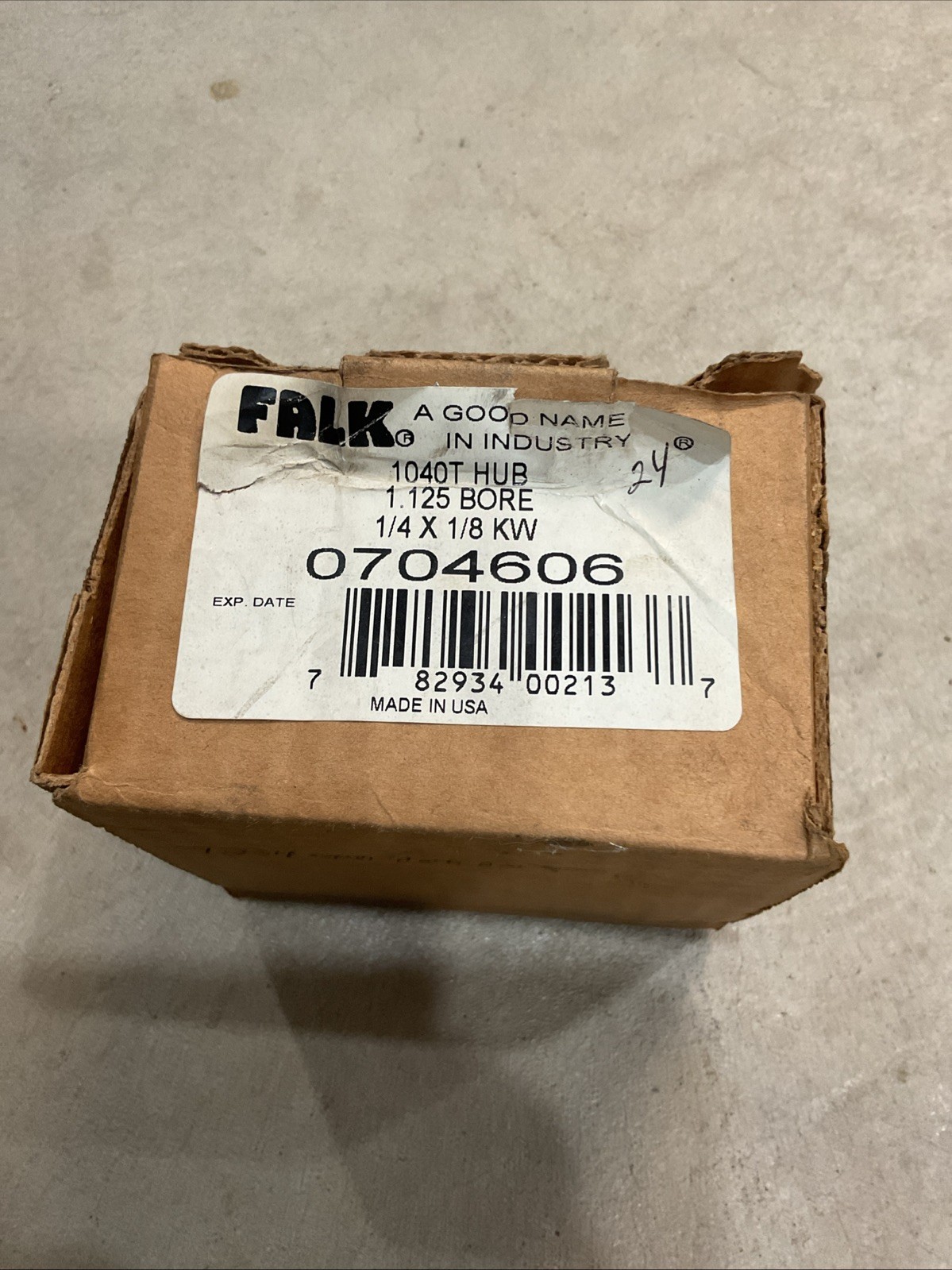 FALK 0704606 (1040T) STEELFLEX SHAFT HUB, 1.125 BORE 1/4 x 1/8KW