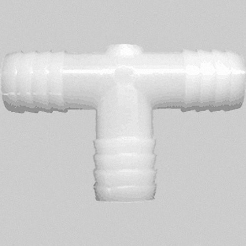 Bramec TTA202020 5/8″ Barb Hose Tee, PVC, 3-Way Connector