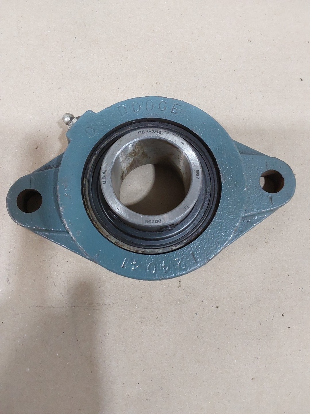NEW DODGE 124041 2 BOLT FLANGE MOUNT BEARING 1-7/16″ BORE SC 1-7/16