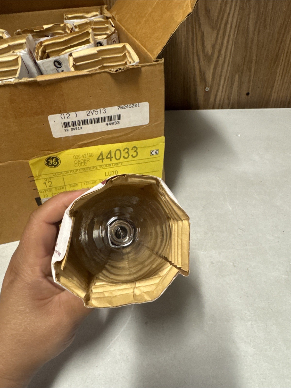 GE Lucalox Lamp 50 Watt LU50/MED ~ 44975 ~ Ballast S68 ~