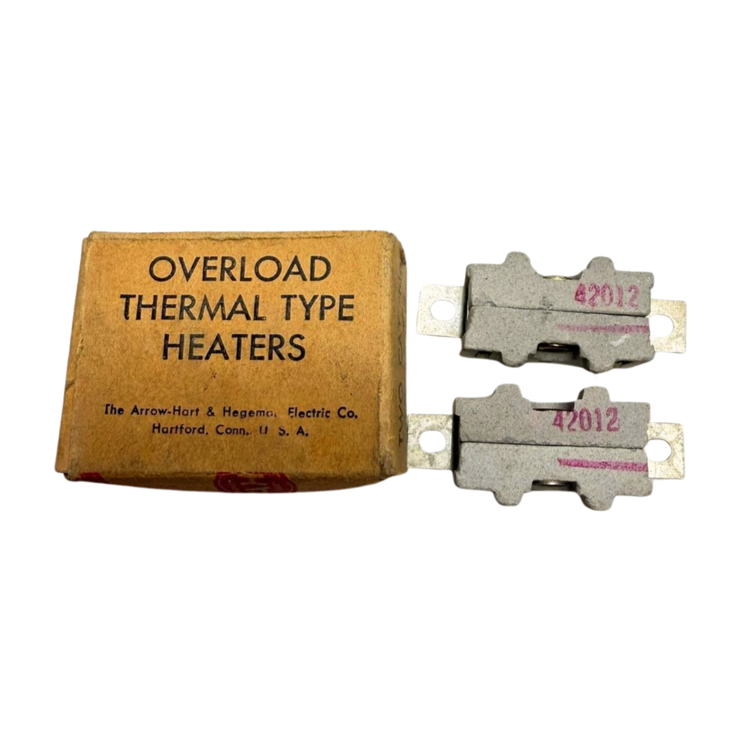 (Box of 2) Arrow-Hart 42012 Overload Thermal Type Heaters **Free Shipping**