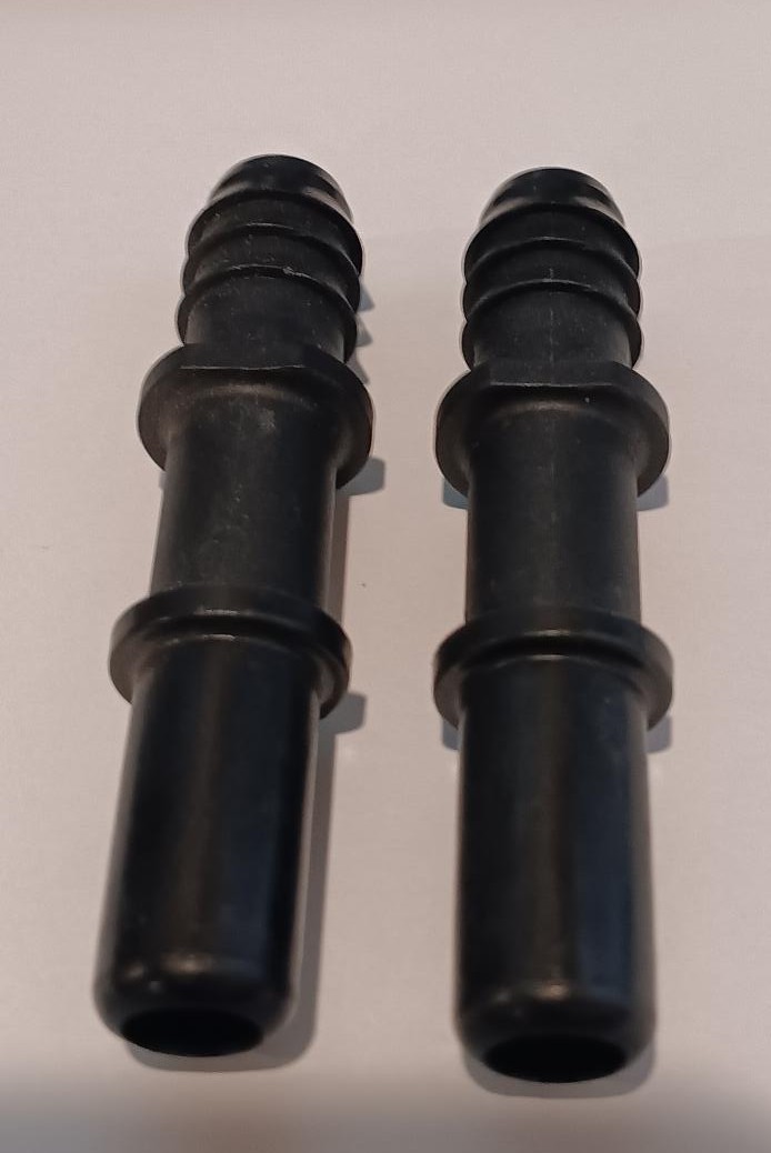 1/2 Male Quick Connect J2044 x 1/2″ Push Lock Barb, Nylon 2pcs.