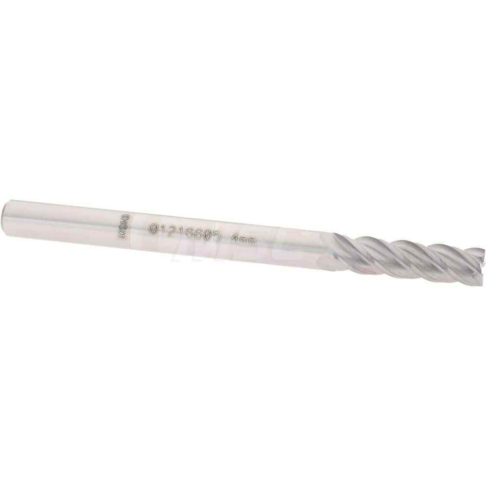 Accupro 12182403 Solid Carbide Square End Mill 0.1575″ Dia, 0.5512″ LOC, 4 Flute