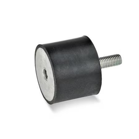 J.W. Winco 351-30-20-M8-Es-55 Vibration-Isolating Mount, 20 Mm H