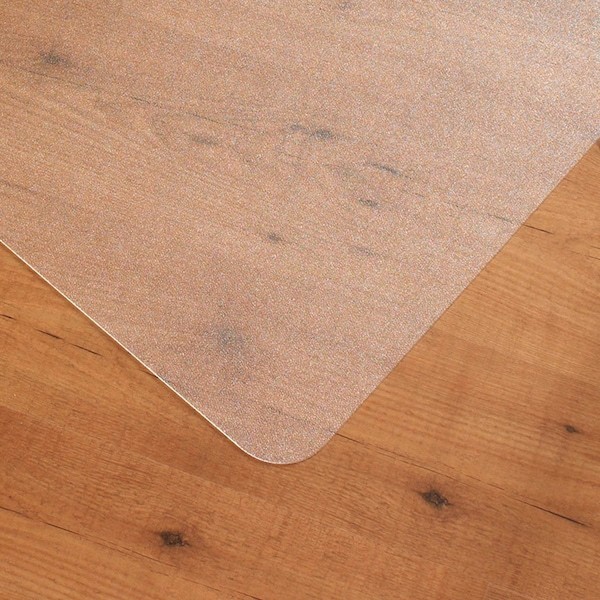 Floortex Fc128919lr Chair Mat 47″X35″, Traditional Lip Shape, Clear, For Hard