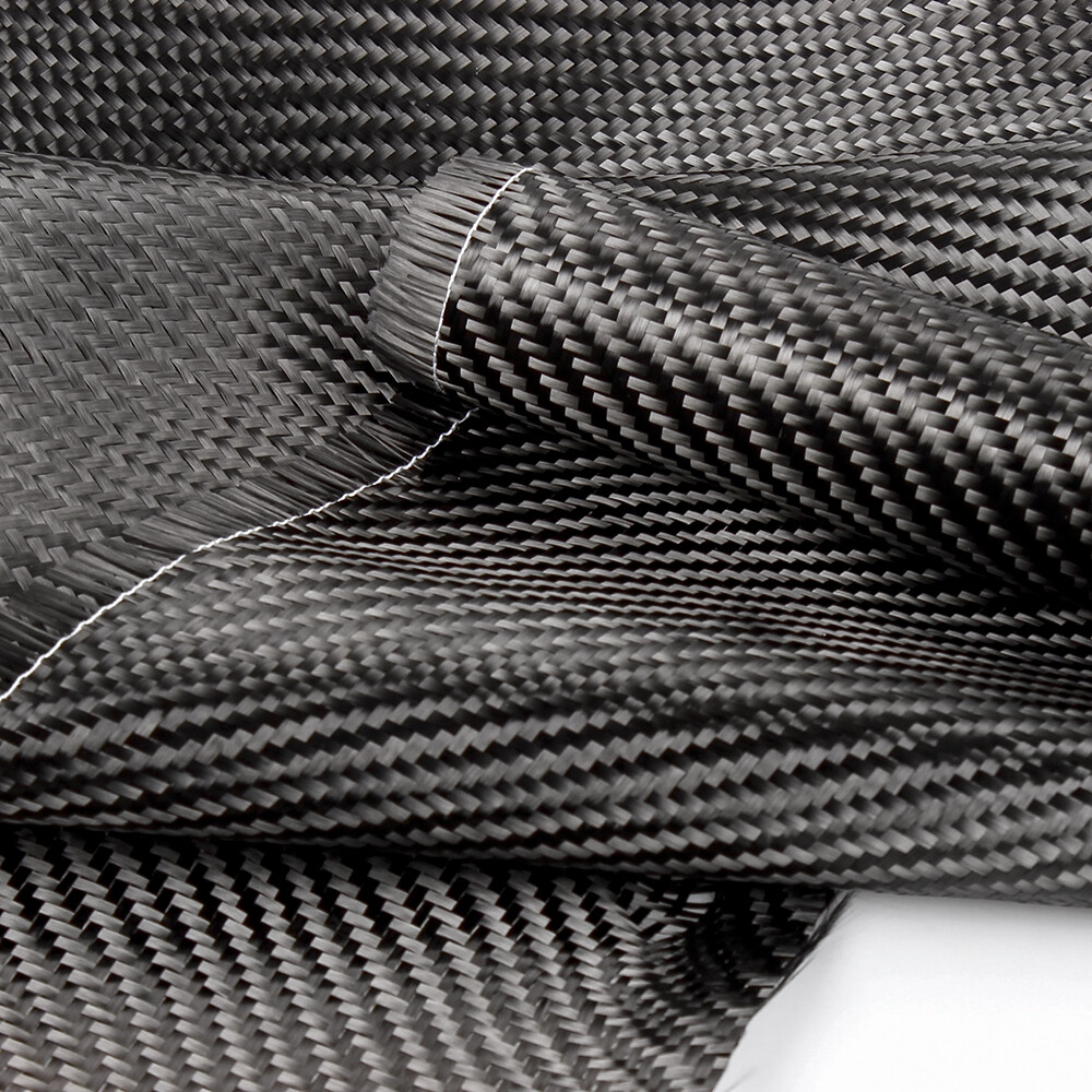 12″ x 5FT Twill Weave Black Carbon Fiber Fabric Cloth (3K, 9oz, 12″ x 59″)