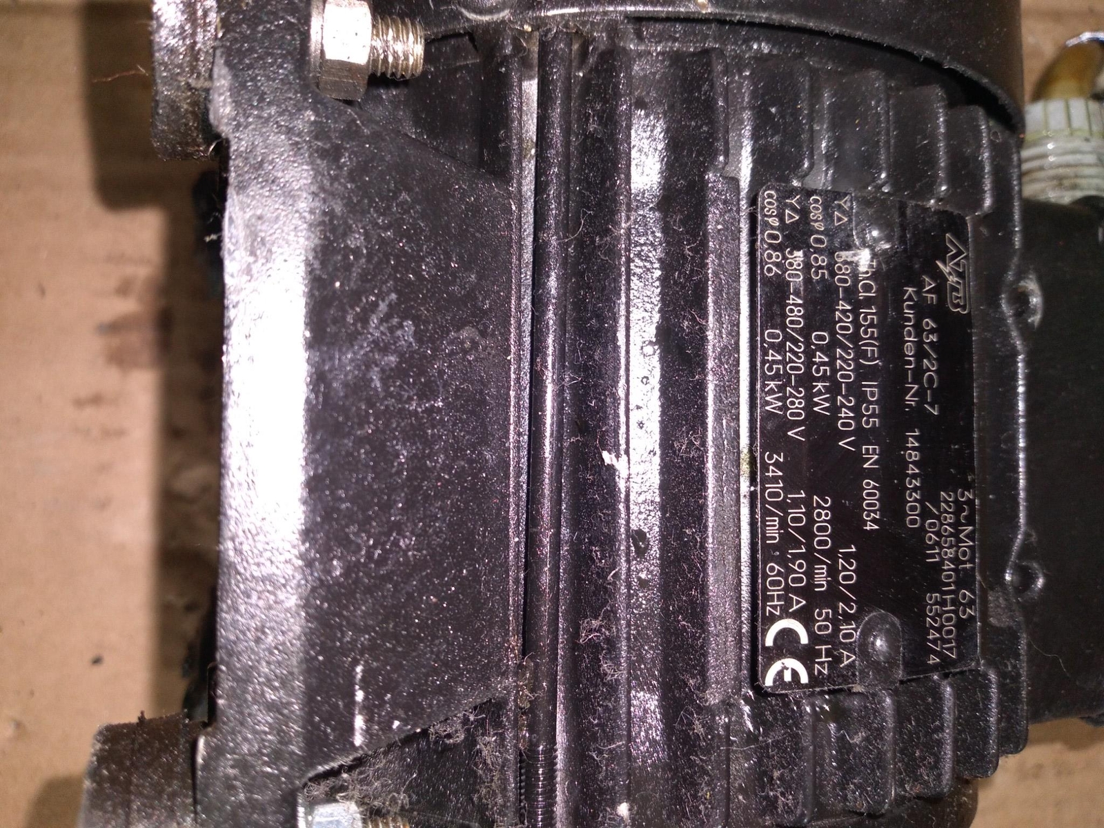 ATB AF 63/2C-7 228658401H0017 220-240V 50HZ SERVO MOTOR