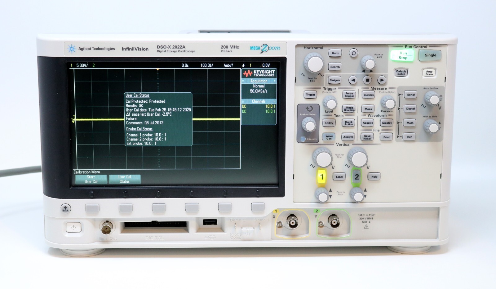 Used Agilent / Keysight DSOX2022A Digital Oscilloscope 2-Channel US Free tax