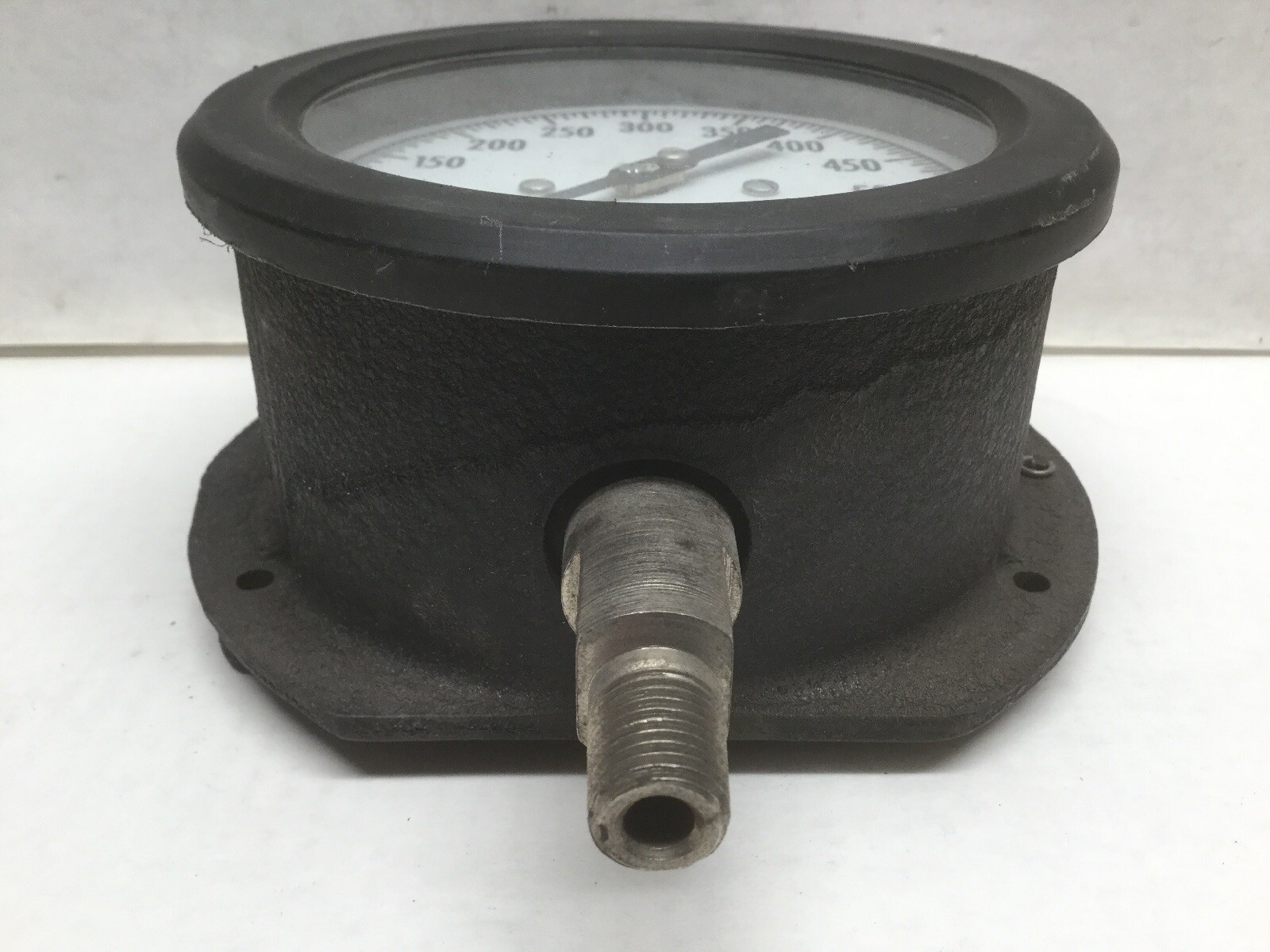 Robertshaw ACRAGAGE Pressure Gauge 0-600 AISI 316 Tube SAE 1018 Socket 4” DIA