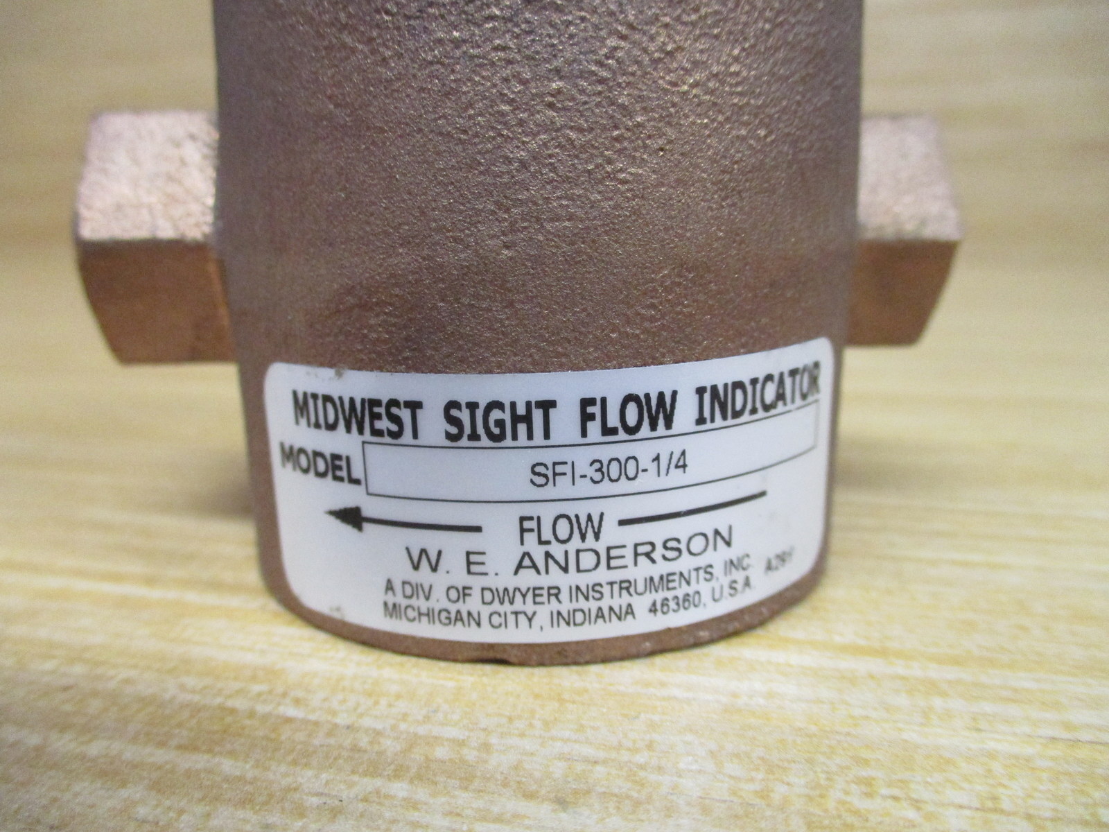 W.E. Anderson SFI-300-1/4 Midwest Sight Flow Indicator SFI30014