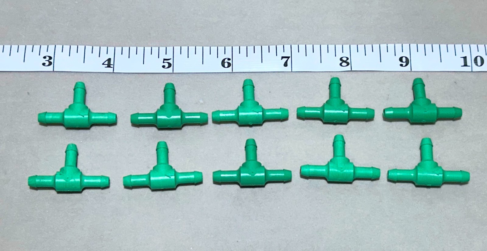 JOHNSON CONTROLS R-3710-3007 (LOT OF 10) 1/4″ In BARBED RESTRICTOR TEE