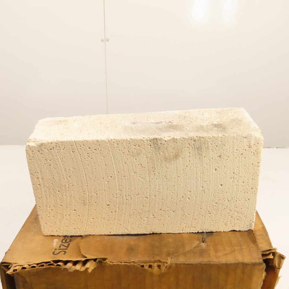 Morgan K-23 No. 2 Wedge Insulating Fire Brick 9″ x 4.5″ x 2.5″ Box Of 10
