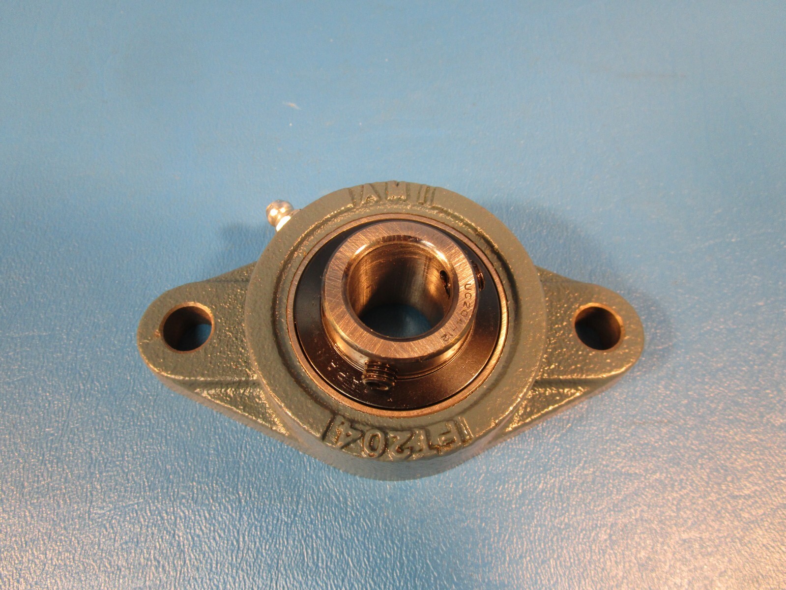 AMI UCFT204 Flange-Mount Bearing Unit-2-Bolt Flange, 3/4 in Bore, Cast Iron
