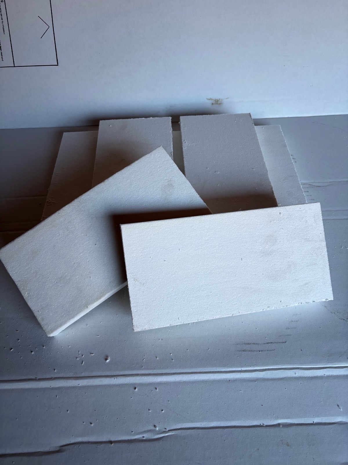 10 Pack Forge Floor Tiles 9×4.5×1 Ceramic Fiber Board Propane Forge Insulation