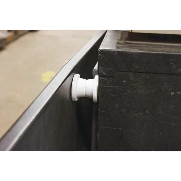 Mag-Mate D1wh Magnetic Door Holder, Rare Earth Elementshite, Pk2