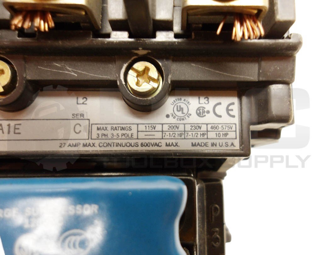 ALLEN BRADLEY 505-BOD-A1E /C W/ CB236 W/ 592-A1EA /A W/ 595-AB /C W/ 599-K04