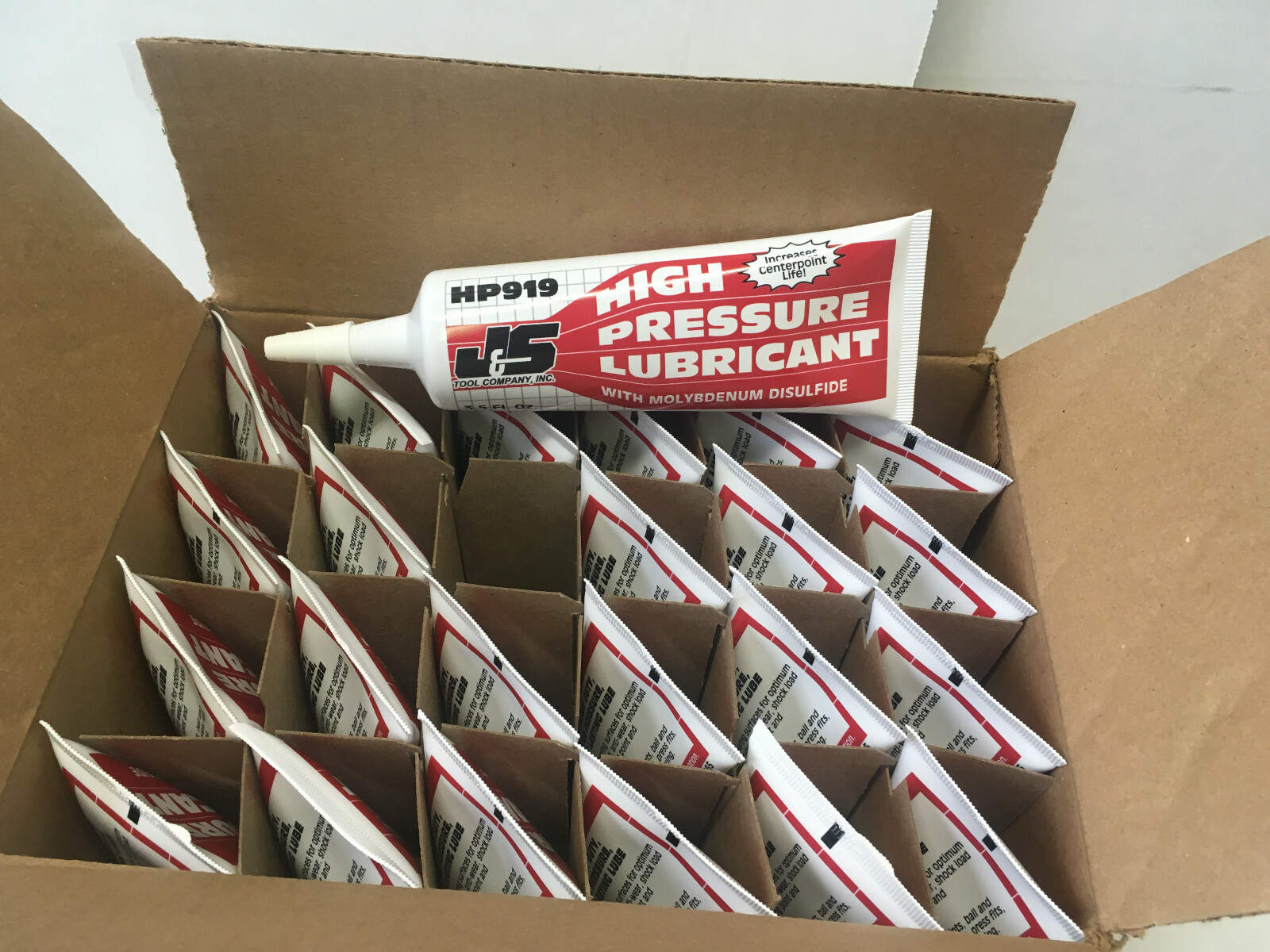 Grease-Case of 24 Tubes HP-919 Molybdenum Disulfide Lubricant 3.5 Fl. Oz Tubes