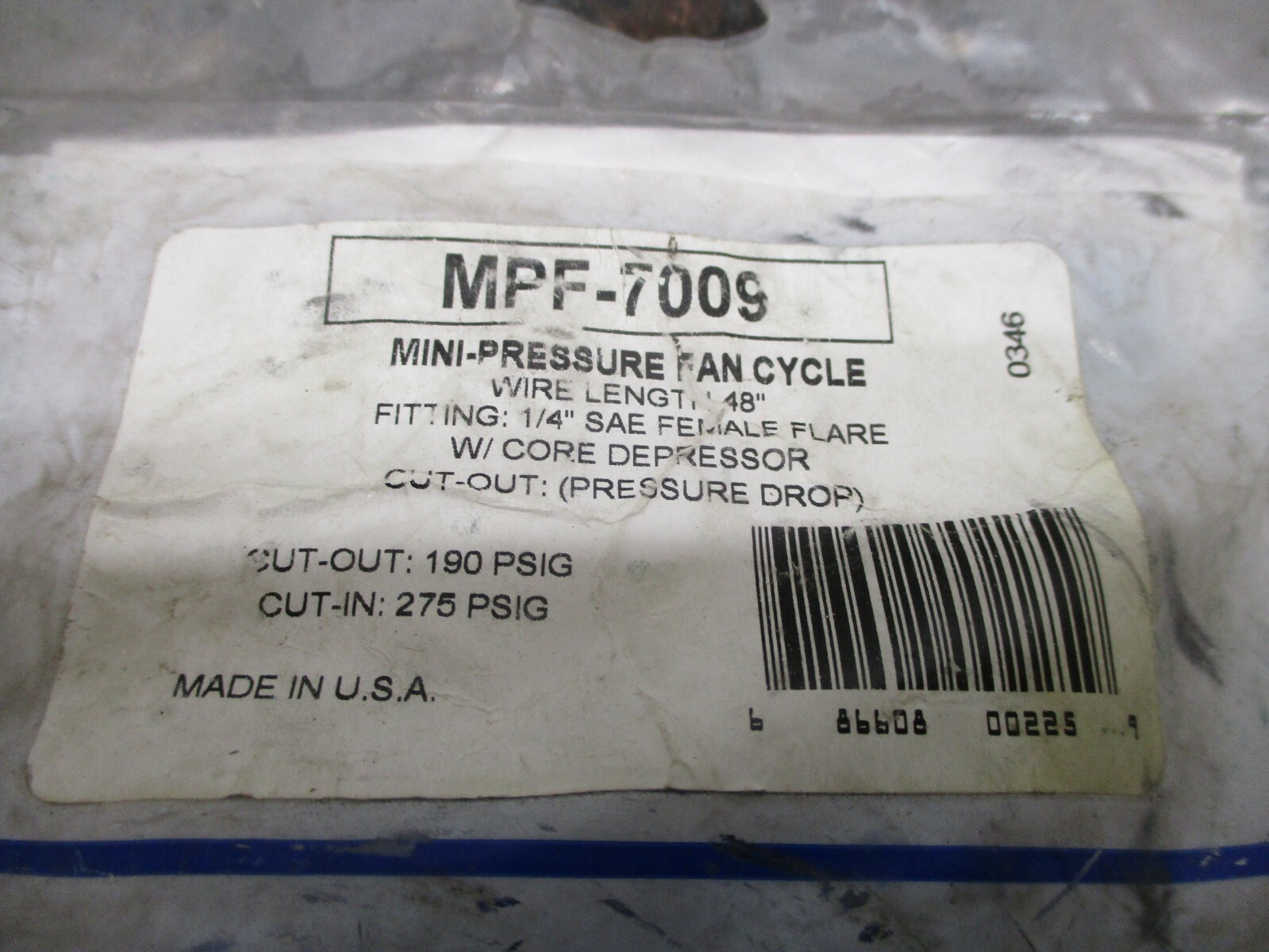 NOS RANCO MINI PRESSURE CONTROL MPF-7009 FREE SHIPPING