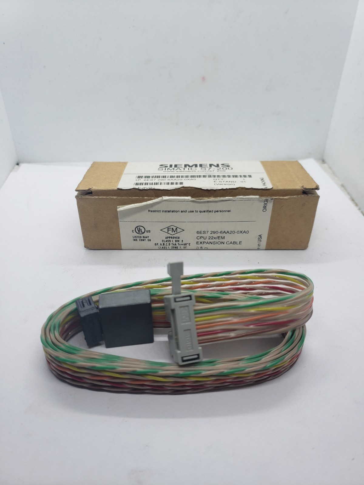 SIEMENS 6ES7 290-6AA20-0XA0 EXPANSION CABLE, NIB