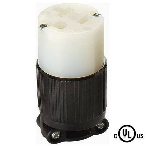 NEMA 5-20 Grounding Connector, 20A 125V AC, 2 Pole 3 Wire, cUL Listed (1)