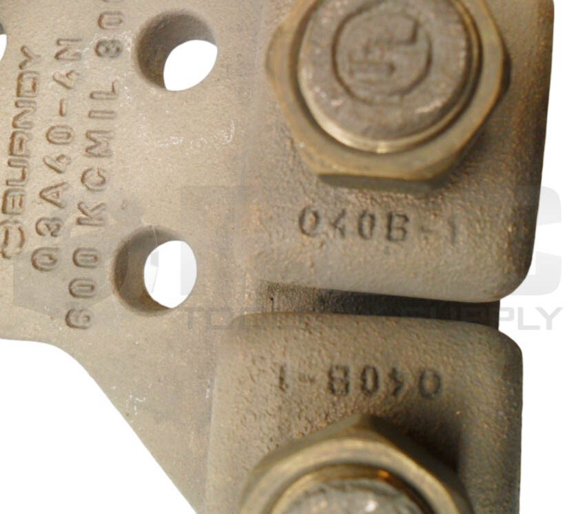 NEW BURNDY Q3A40-4N QUIKLUG TERMINAL 600 KCMIL 800 Q408-1