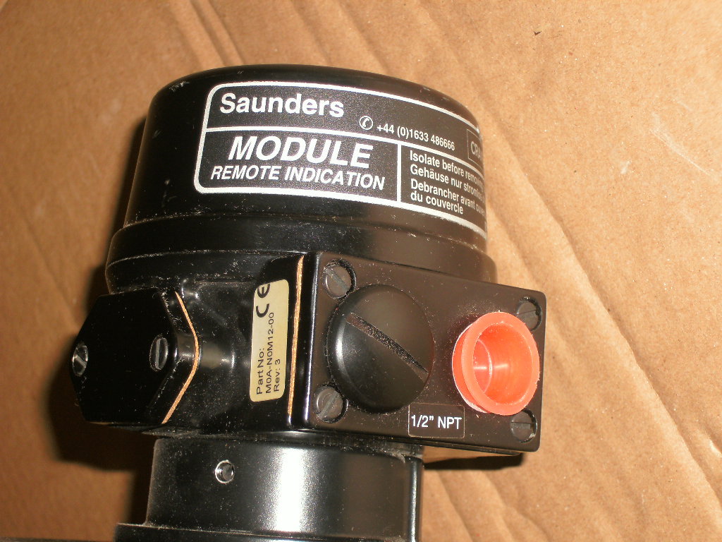 CRANE SAUNDERS HC4 ACTUATED ZERO DEADLEG DIAPHRAGM VALVE 1-1/2″ DN40