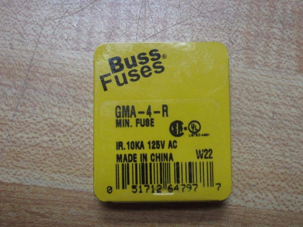 Bussmann GMA-4-R (5 EACH)