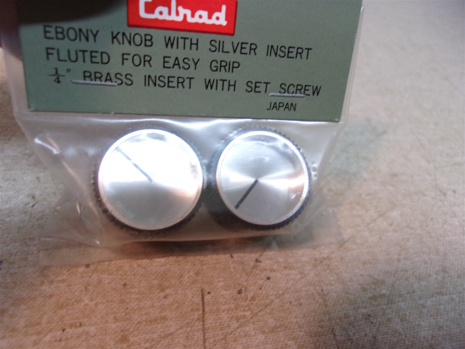 NEW Calrad 85-563 1/4″ Brass Insert, Lot of 2 *FREE SHIPPING*