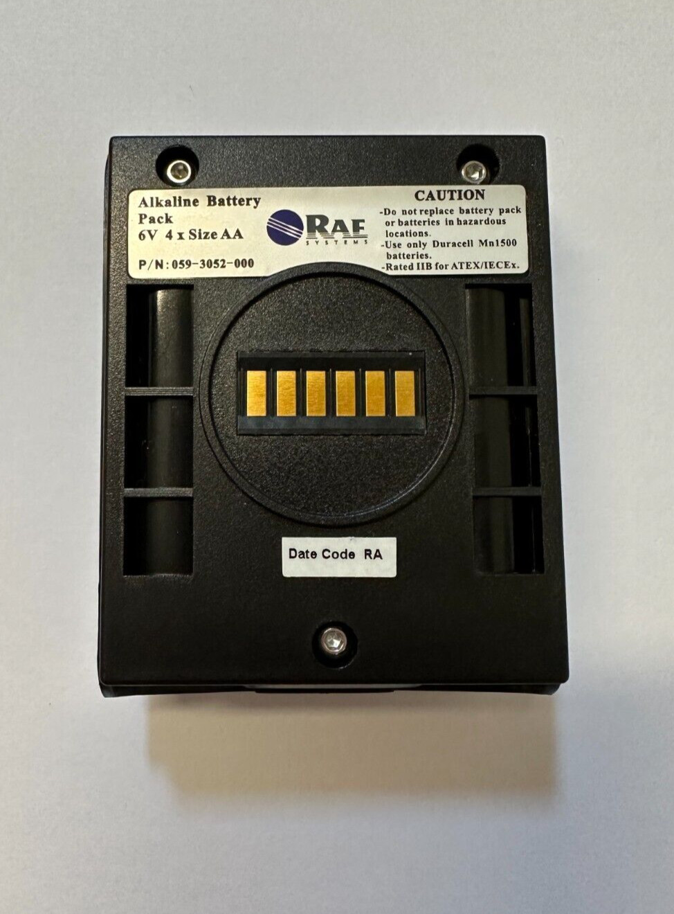 RAE Systems Alkaline Battery Adapter – 059-3052-000
