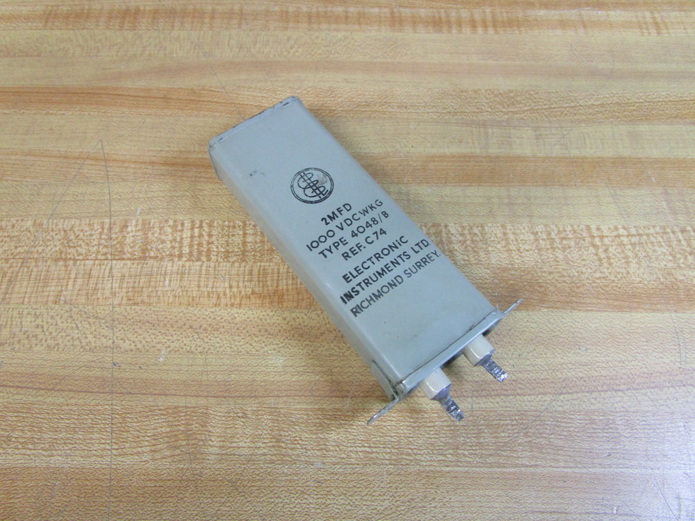 Electronic Instruments 4048/B Richmond Surrey Capacitor 2MFD C74