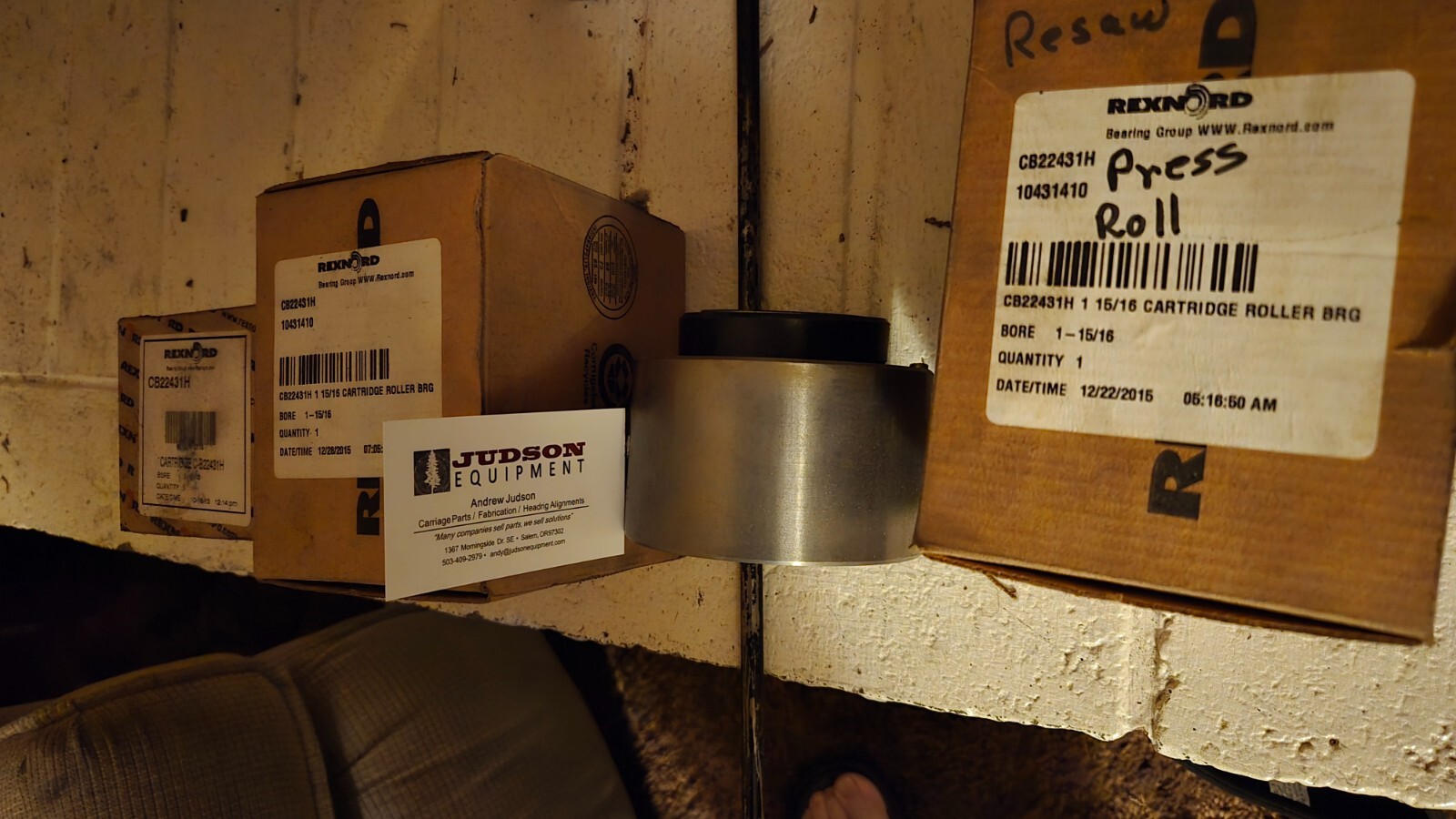 Linkbelt CB22431H Cartridge – Sph. Roller, 1-15/16 in Bore, 4-1/8 in OD, 2-7/16w