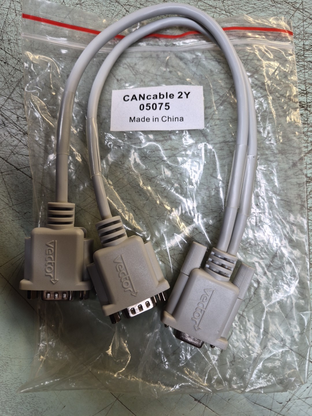 Vector CANcable 2Y Splitter Interface CAN Cable – Part No. 05075
