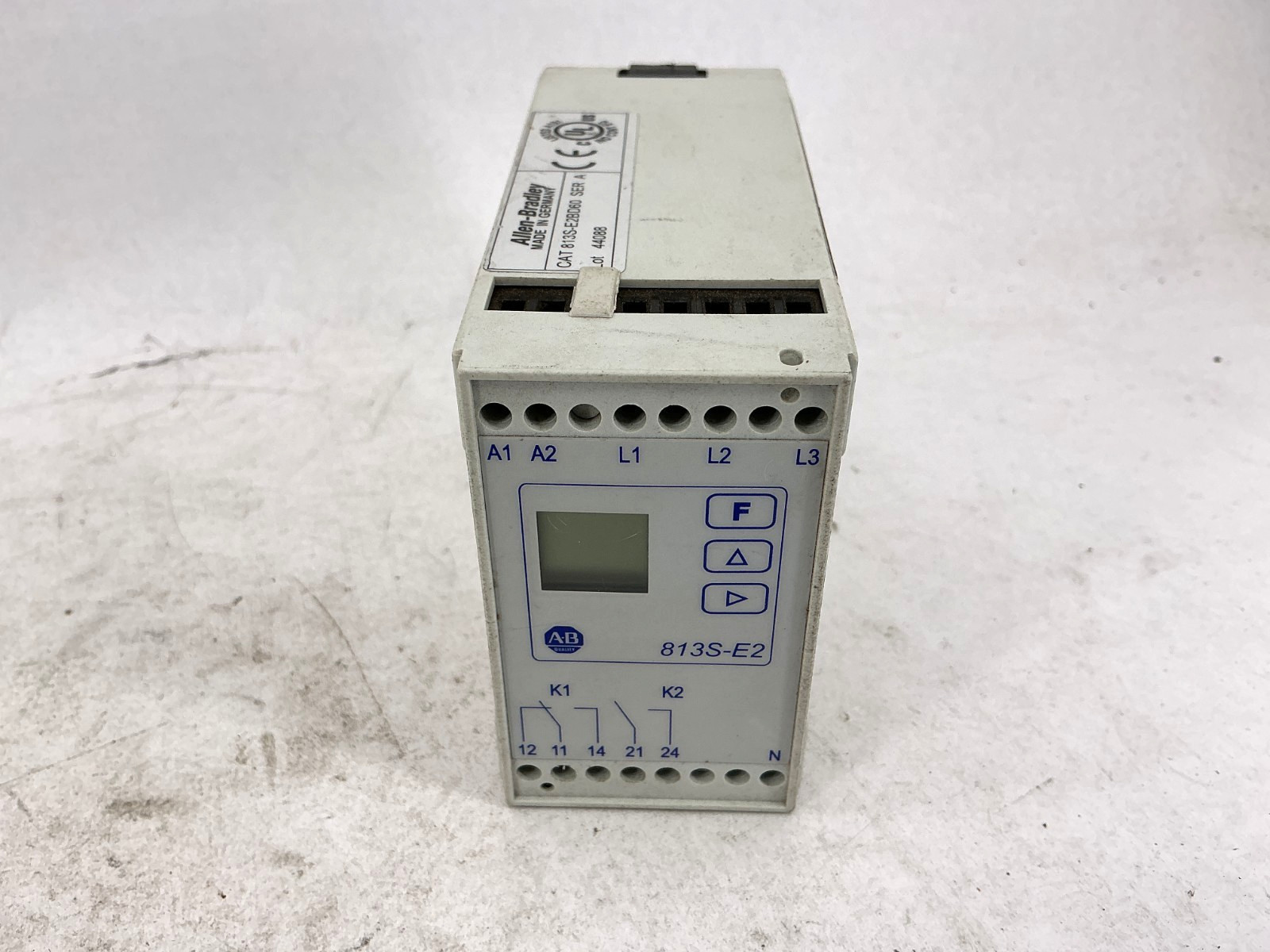 Allen Bradley 813S-E2BD60 Ser A Phase Monitor 115V 50/60HZ 500V Max